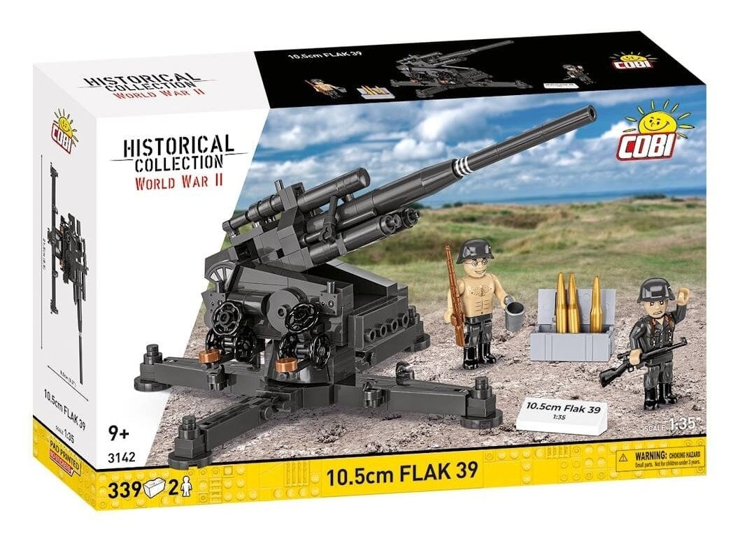 10.5cm Flak gun 39 brick model - COBI 3142 - 339 bricks