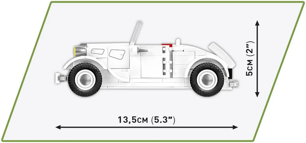 1934 Citroen Traction 7C brick car model - COBI 2264 - 199 bricks - Image 6