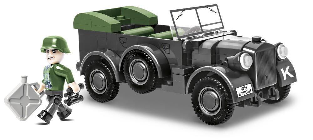 1937 Horch 901 (KFZ.15) WWII brick car model - COBI 2405 - 185 bricks - Image 3