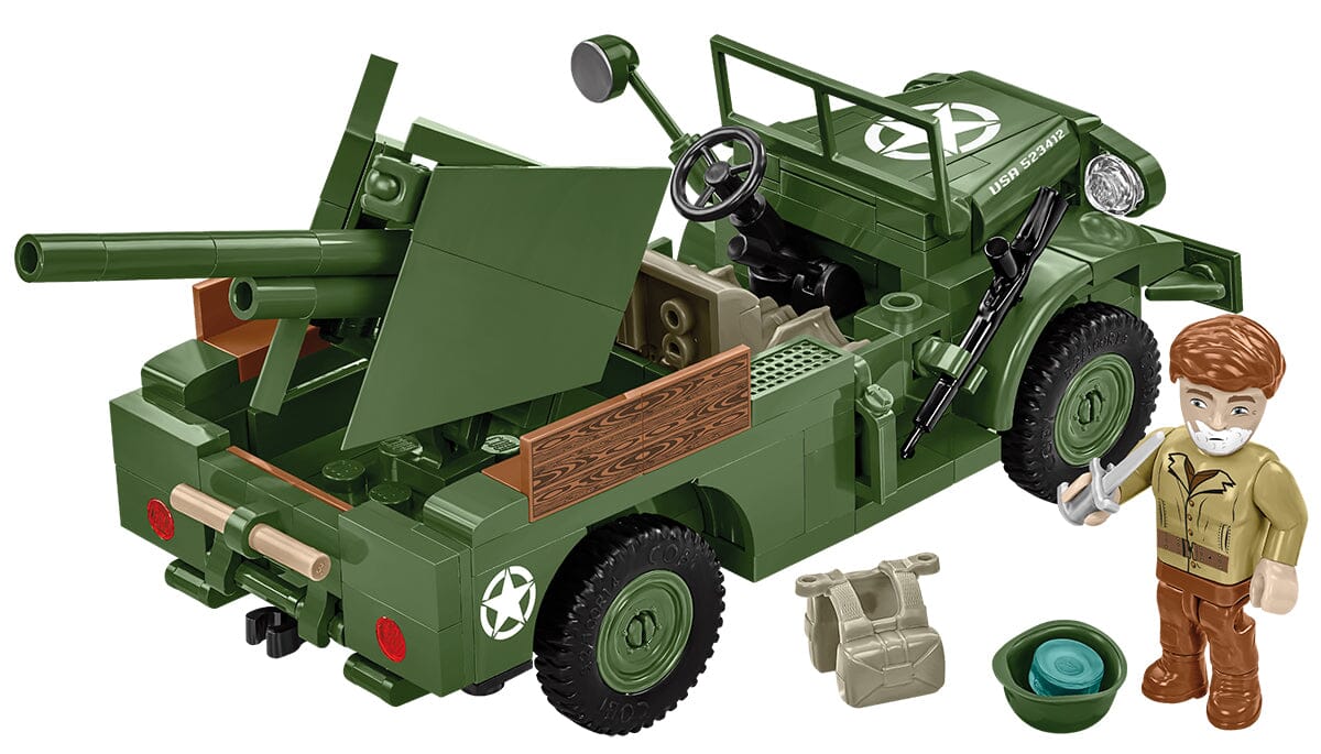 37mm GMC M6 Fargo brick model - COBI 3116 - 230 bricks - Image 2