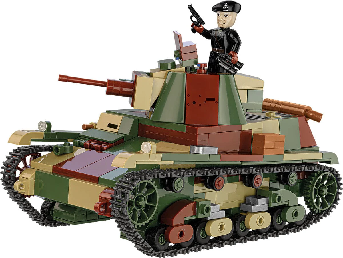 7TP Light Tank brick model - COBI 2661 - 669 bricks