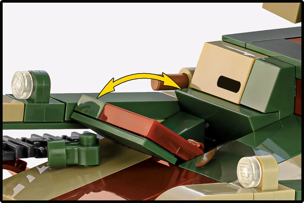 7TP Light Tank brick model - COBI 2661 - 669 bricks - Image 12