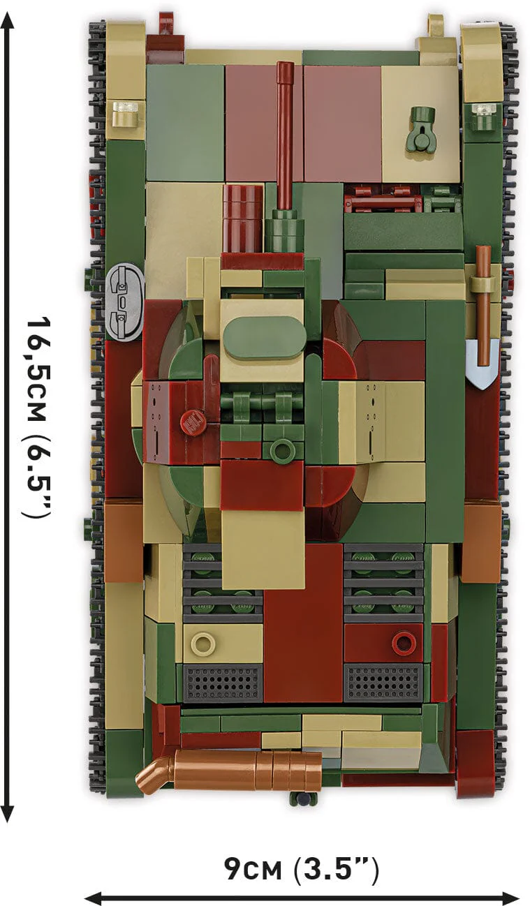 7TP Light Tank brick model - COBI 2661 - 669 bricks - Image 14