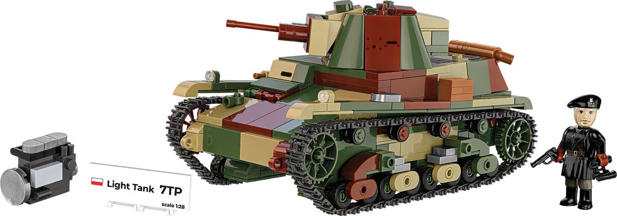 7TP Light Tank brick model - COBI 2661 - 669 bricks - Image 2