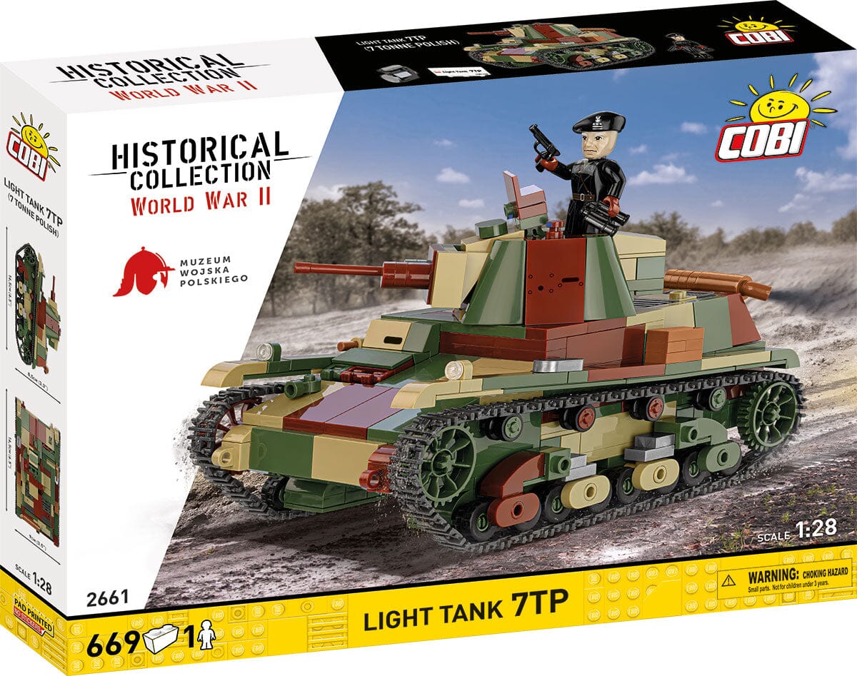 7TP Light Tank brick model - COBI 2661 - 669 bricks - Image 5