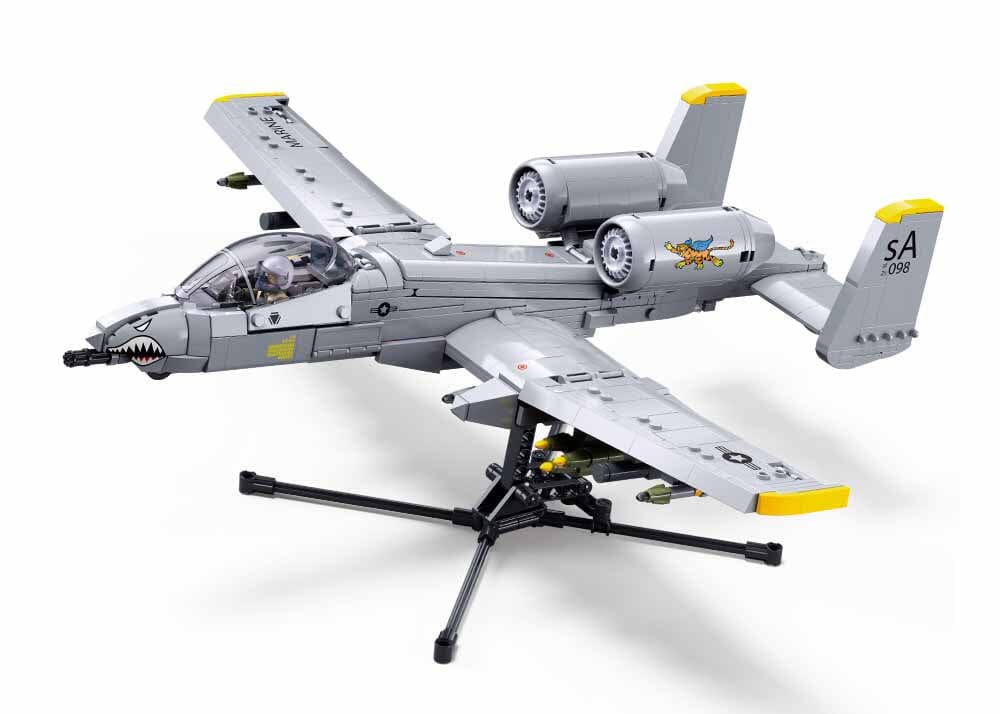 A-10CS Warthog brick model plane - Sluban M38-B1362 - 701 bricks - Image 3