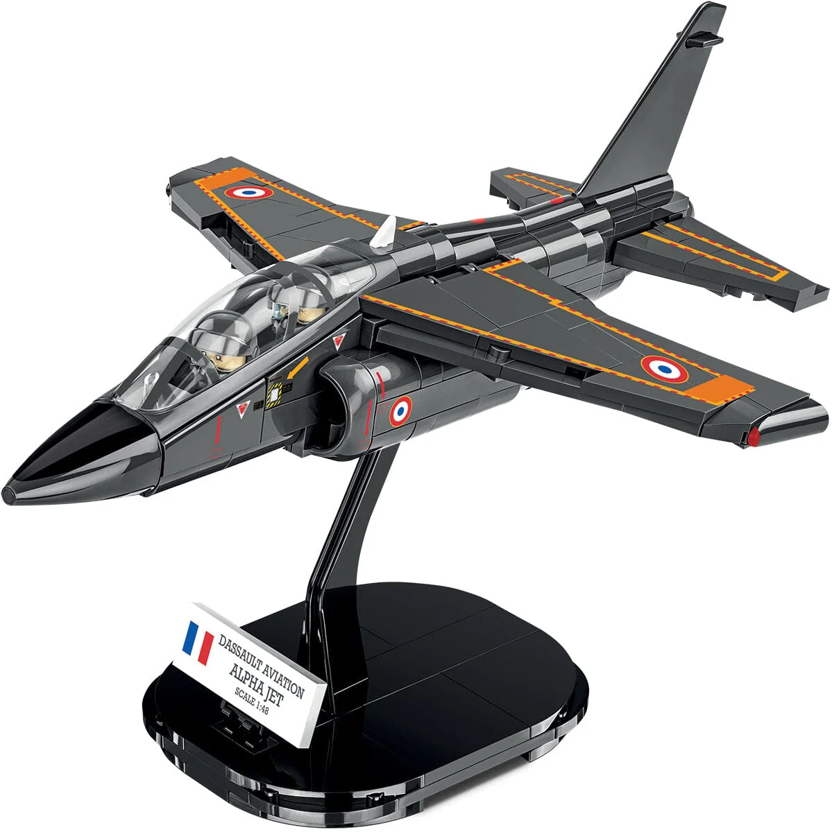 Alpha Jet French Air Force brick plane model - COBI 5842 - 364 bricks