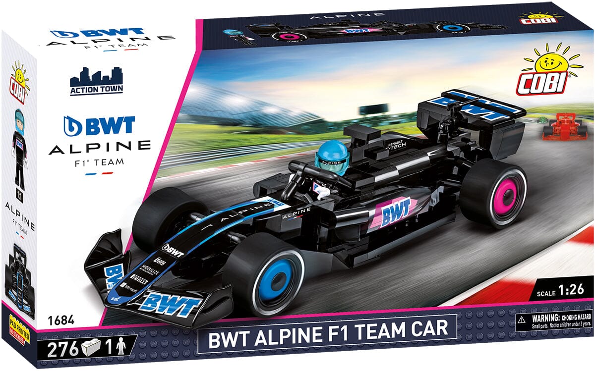 Alpine F1 racing car brick model - COBI 1684 - 276 bricks - Image 6