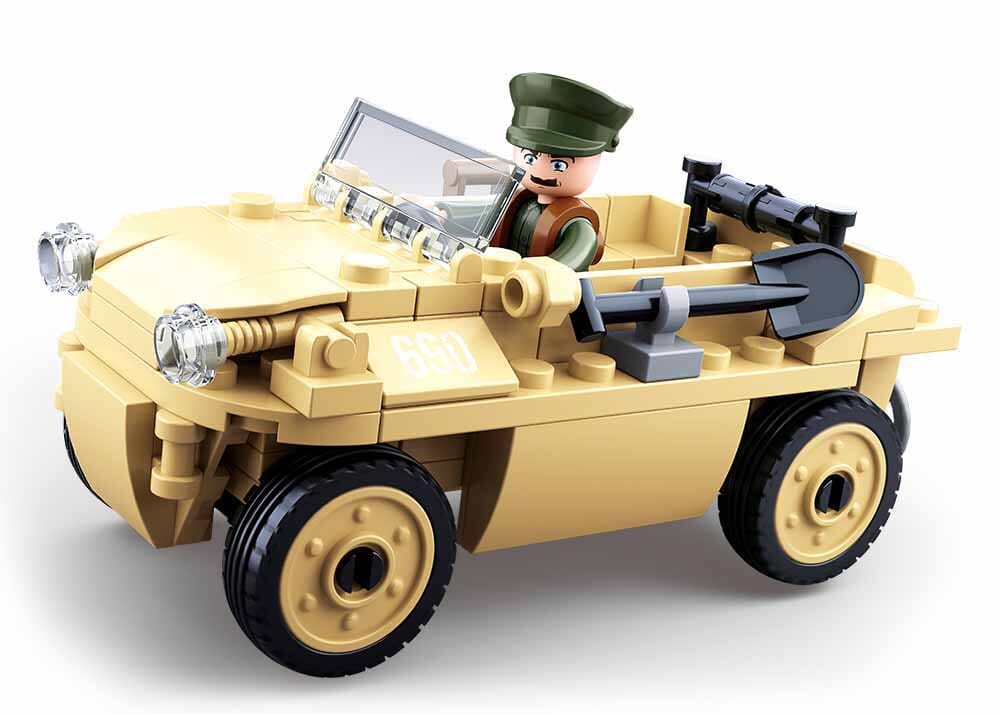 Amphibious vehicle brick model - Sluban M38-B0690 - 103 bricks