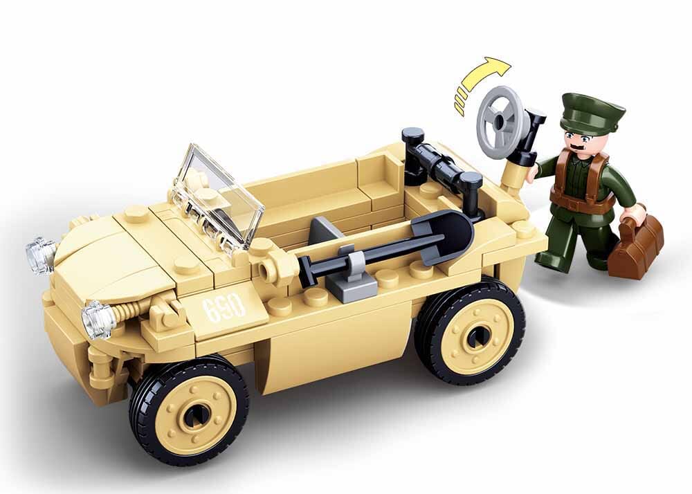 Amphibious vehicle brick model - Sluban M38-B0690 - 103 bricks - Image 2