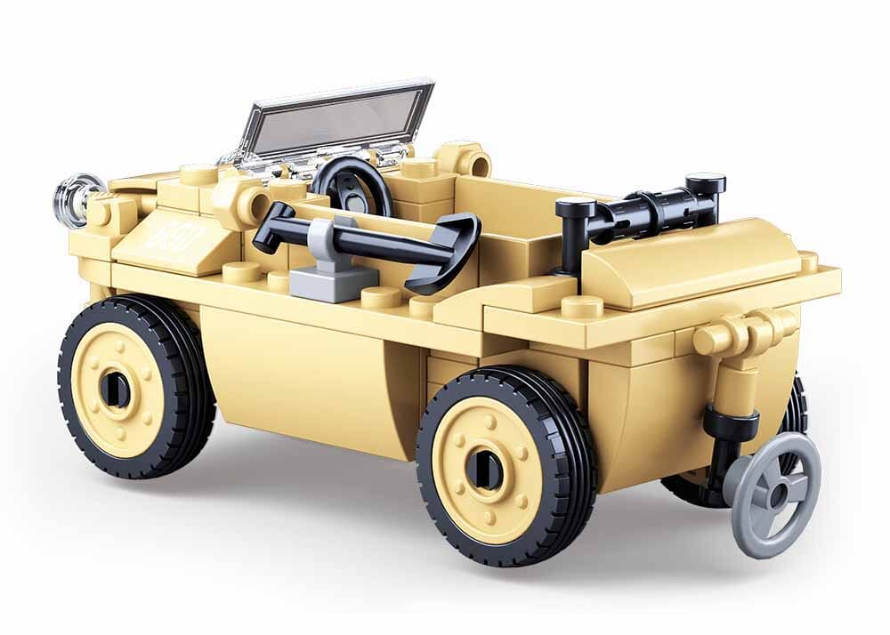 Amphibious vehicle brick model - Sluban M38-B0690 - 103 bricks - Image 3