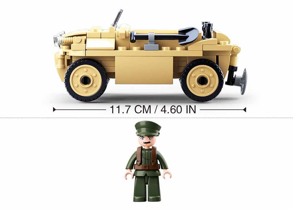 Amphibious vehicle brick model - Sluban M38-B0690 - 103 bricks - Image 4