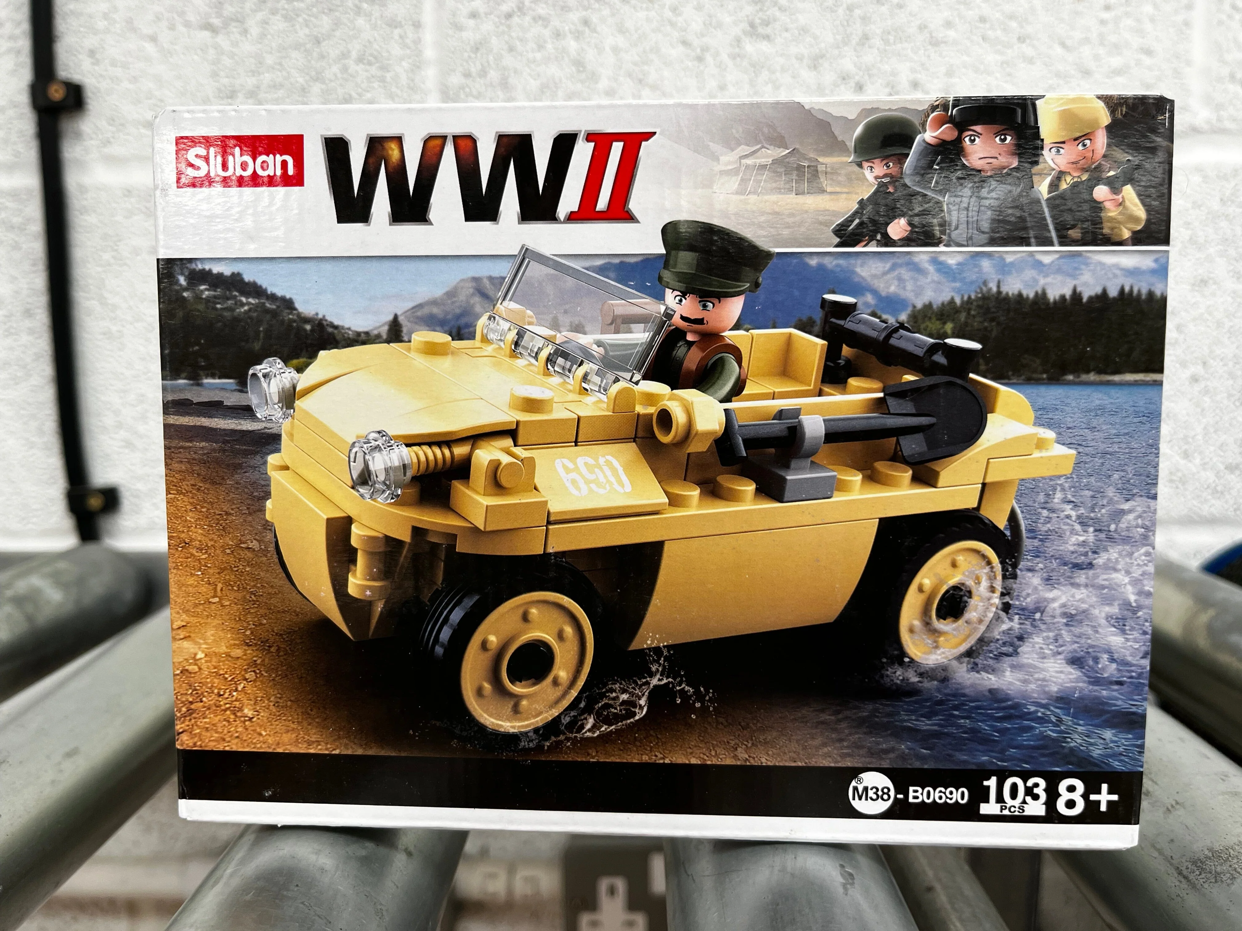 Amphibious vehicle brick model - Sluban M38-B0690 - 103 bricks - Image 6