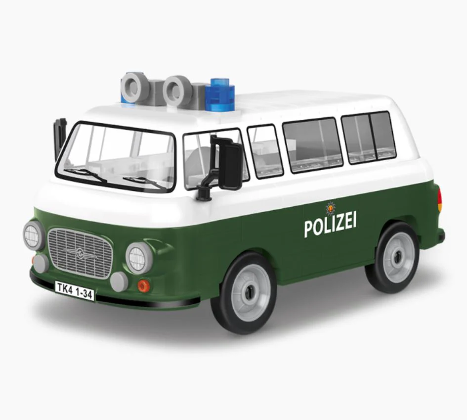 Barkas B1000 Polizei brick model van - COBI 24596 - 157 bricks