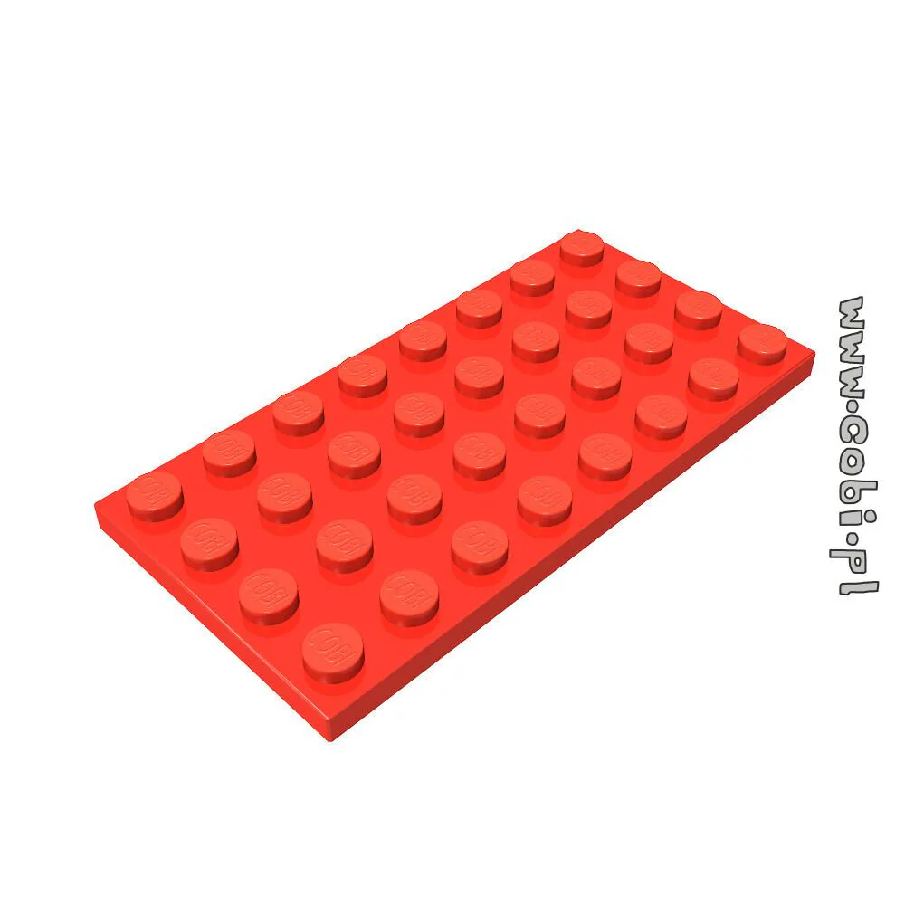 Baseplate 4x8 1/3  - Red