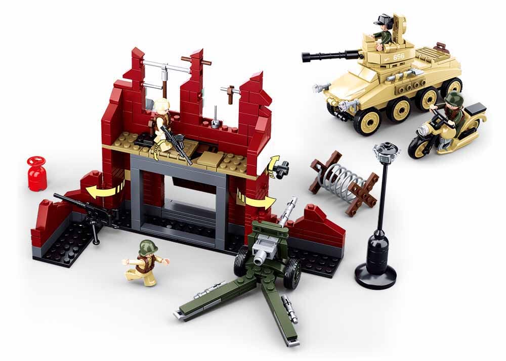 Battle of Stalingrad brick tank model - Sluban M38-B0696 - 479 bricks - Image 3