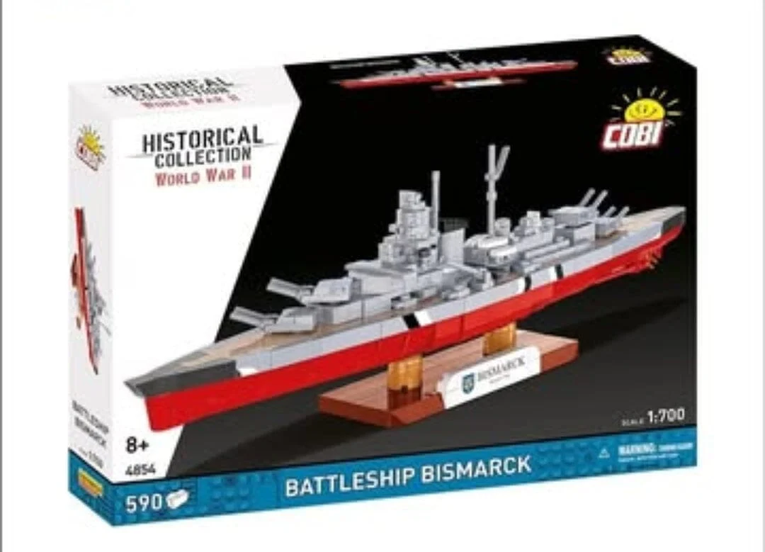 Battleship Bismarck brick model - COBI 4854 - 590 bricks - Image 2