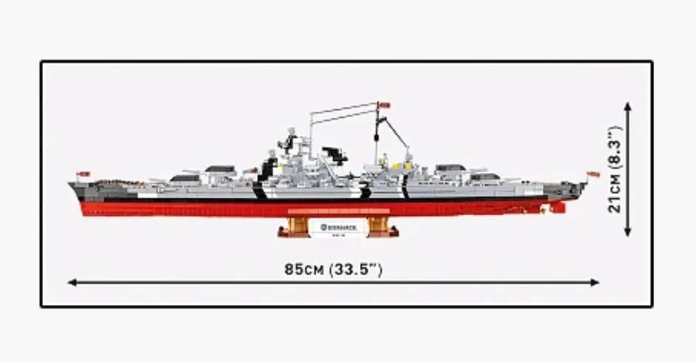 Battleship Bismarck battleship brick model- COBI 4860 - 3080 bricks - Image 10