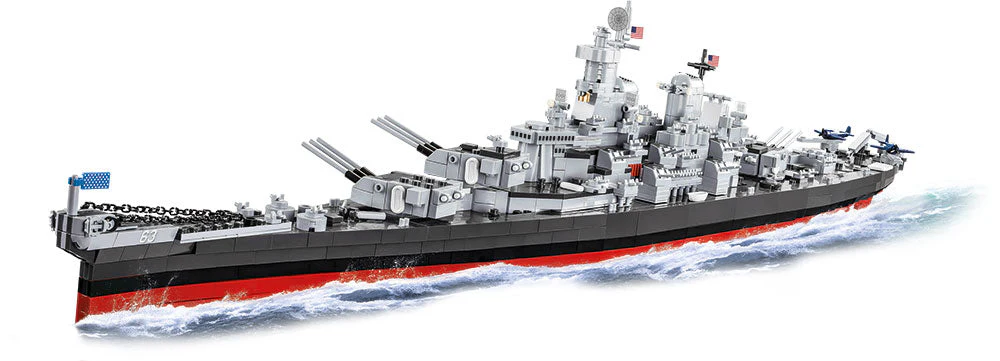 Battleship Missouri brick model - COBI 4837 - 2640 Bricks - Image 9