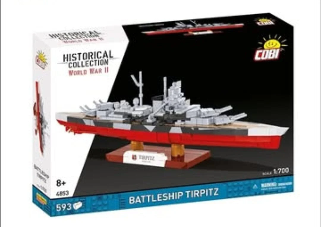 Battleship Tirpitz brick model - COBI 4853 - 593 bricks - Image 2