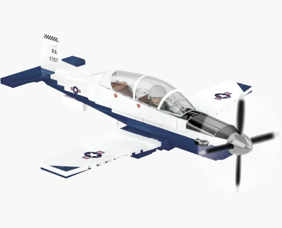 Beechcraft T-6 Texan II brick plane model - COBI 26624 - 192 bricks