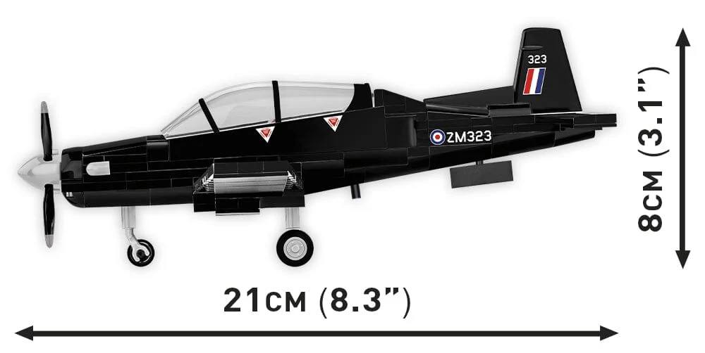 Beechcraft T-6 Texan II brick plane model - COBI 26626 - 197 bricks - Image 3