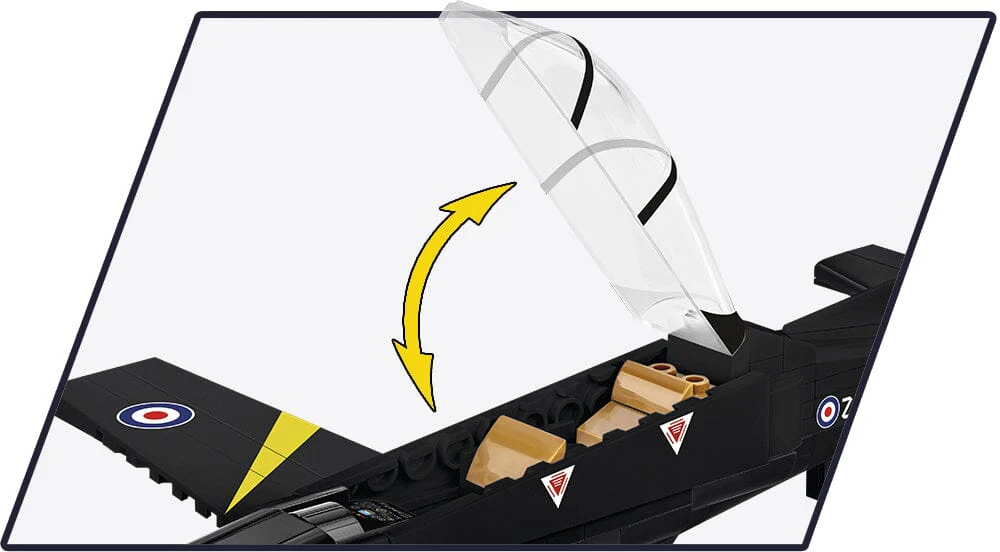 Beechcraft T-6 Texan II brick plane model - COBI 26626 - 197 bricks - Image 4