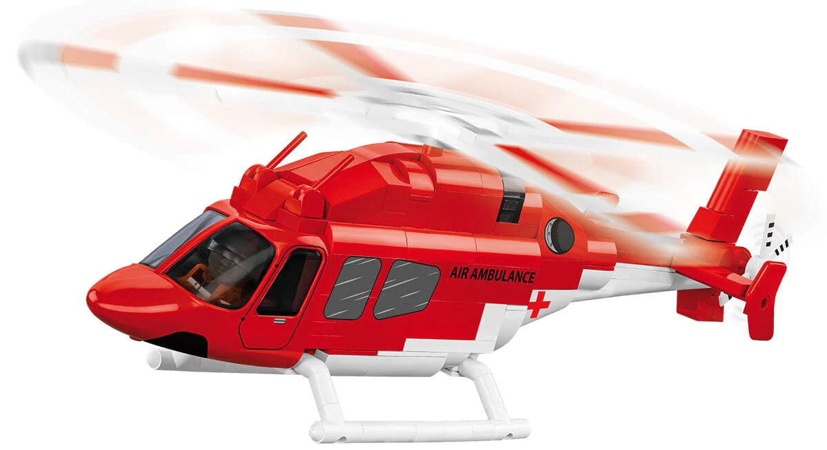 Bell 429 Air Ambulance helicopter brick model - COBI 26629 - 248 bricks - Image 2