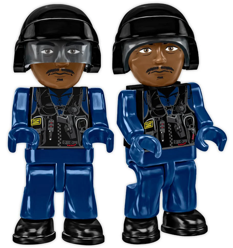 Bell 429 police helicopter brick model - COBI 26630 - 254 bricks - Image 7