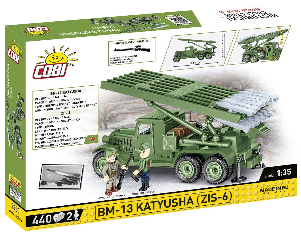 BM-13 Katyusha rocket launcher brick model - COBI 2280 - 440 bricks - Image 3