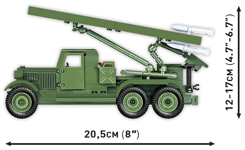 BM-13 Katyusha rocket launcher brick model - COBI 2280 - 440 bricks - Image 4