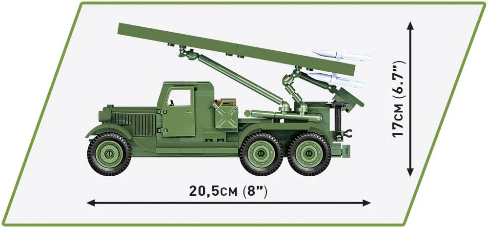 BM-13 Katyusha rocket launcher brick model - COBI 2280 - 440 bricks - Image 7