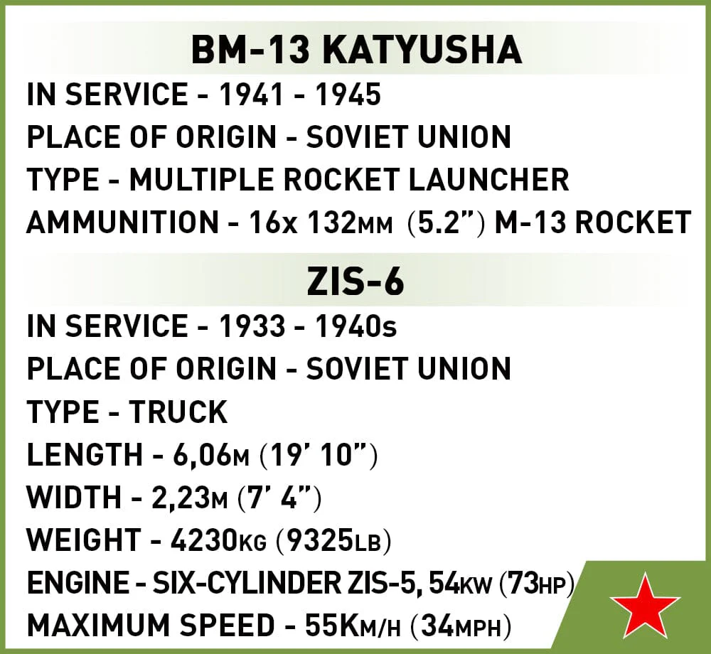 BM-13 Katyusha rocket launcher brick model - COBI 2280 - 440 bricks - Image 8