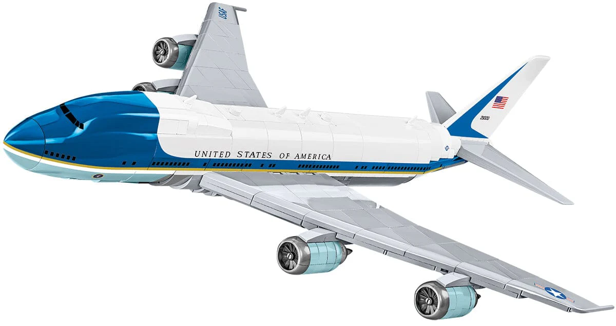 Boeing 747 Air Force One brick plane model - COBI 26610 - 1050 bricks - Image 3