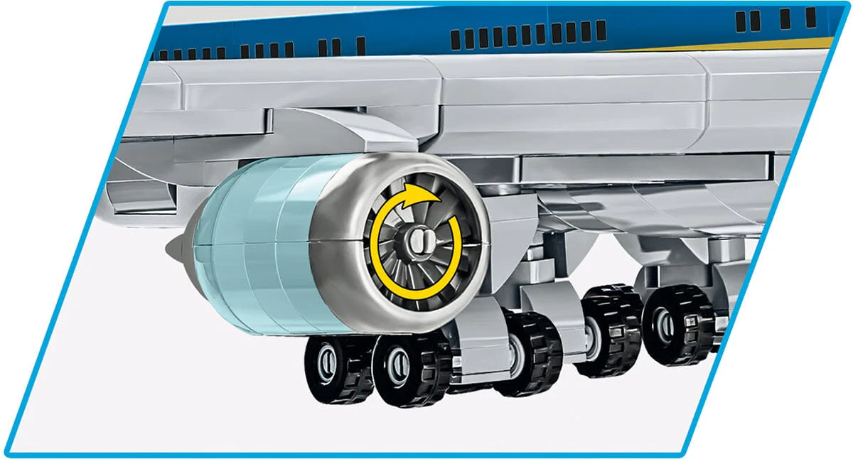 Boeing 747 Air Force One brick plane model - COBI 26610 - 1050 bricks - Image 6