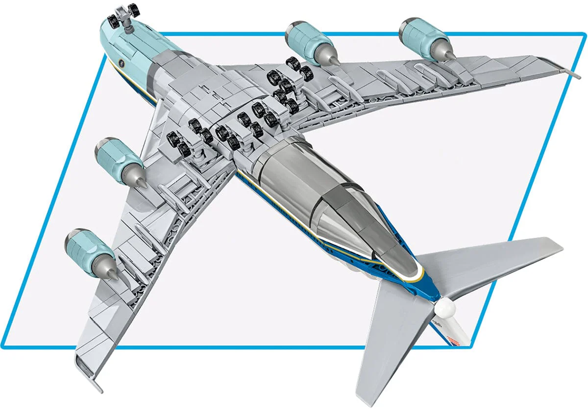 Boeing 747 Air Force One brick plane model - COBI 26610 - 1050 bricks - Image 7