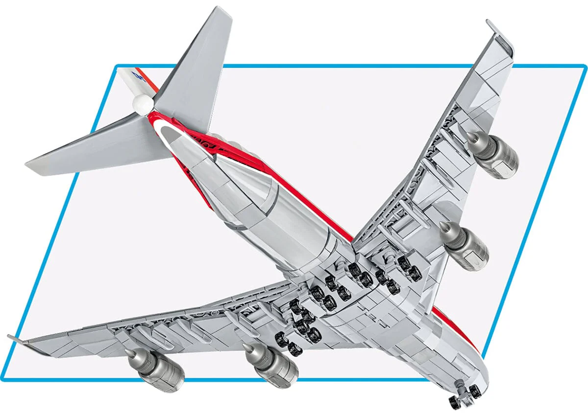 Boeing 747 First Flight 1969 brick plane model - COBI 26609 - 1051 bricks - Image 3