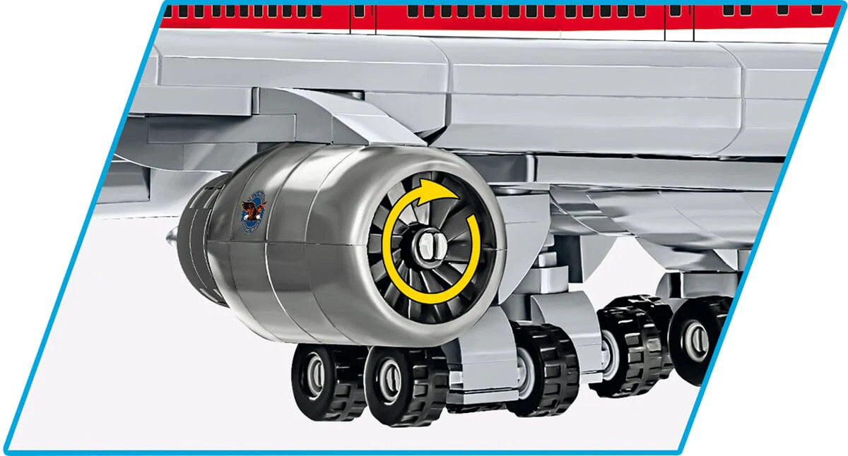 Boeing 747 First Flight 1969 brick plane model - COBI 26609 - 1051 bricks - Image 4