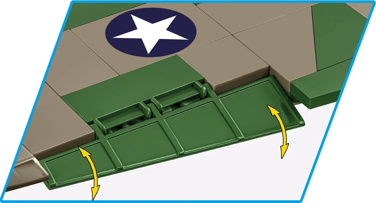 Boeing B17 "Flying Fortress" "Memphis Belle" brick plane model - COBI 5749 - 1376 bricks - Image 11