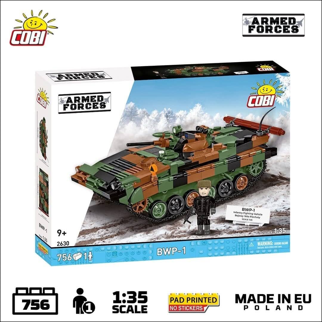 BWP-1 infantry fighting vehicle brick model - COBI 2630 - 756 bricks - Image 2