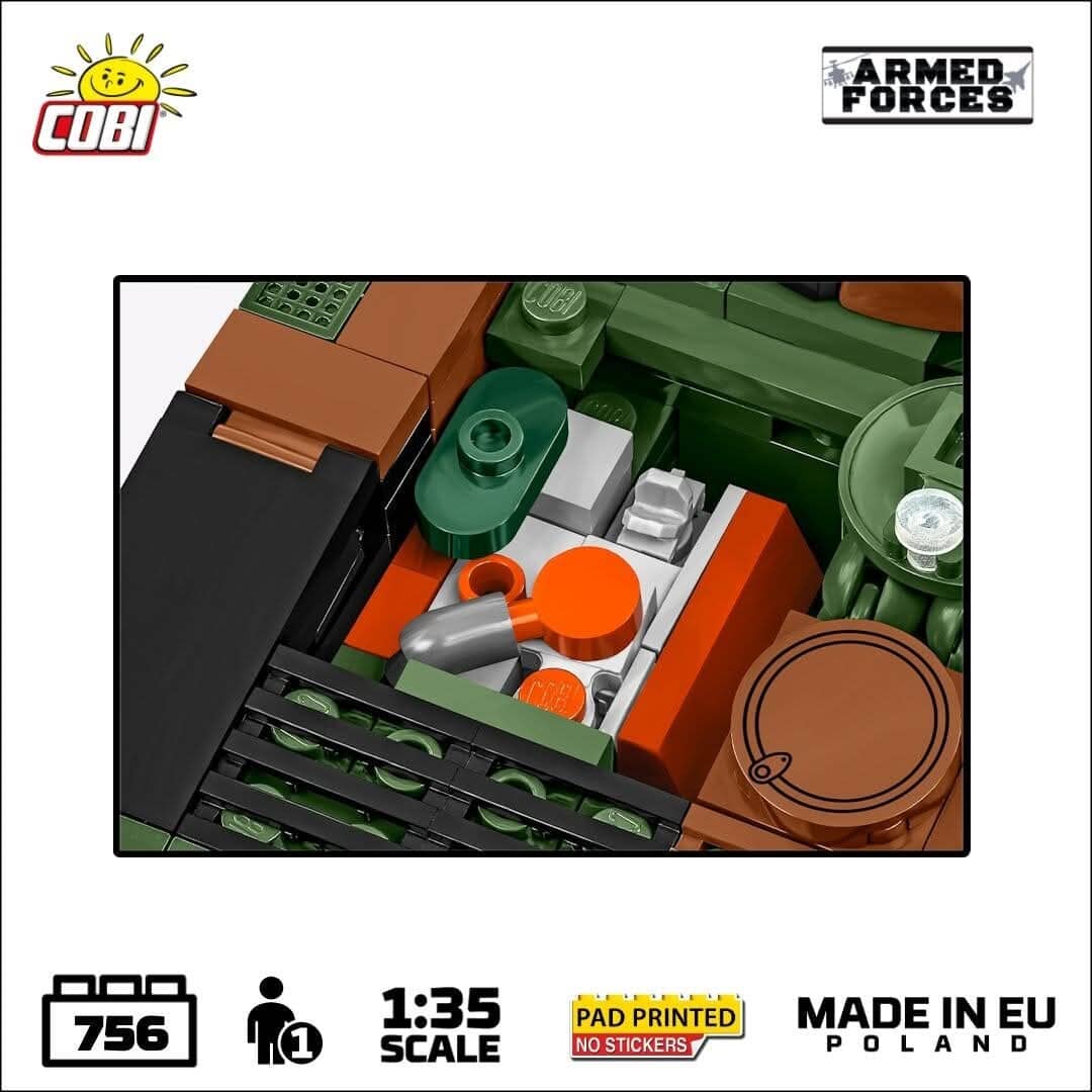 BWP-1 infantry fighting vehicle brick model - COBI 2630 - 756 bricks - Image 3
