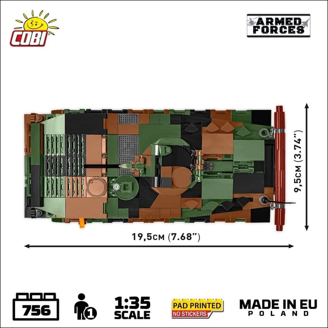 BWP-1 infantry fighting vehicle brick model - COBI 2630 - 756 bricks - Image 4