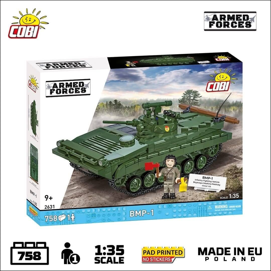 BWP-1 infantry fighting vehicle brick model - COBI 2631 - 758 bricks - Image 2