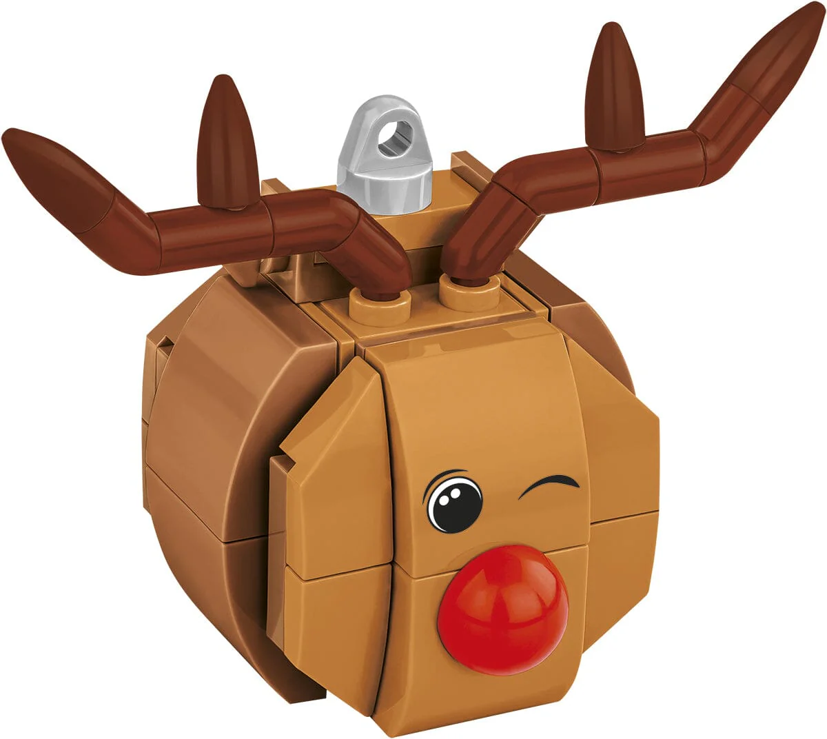 Christmas Reindeer brick model decoration - COBI 20014 - 67 bricks - Image 4