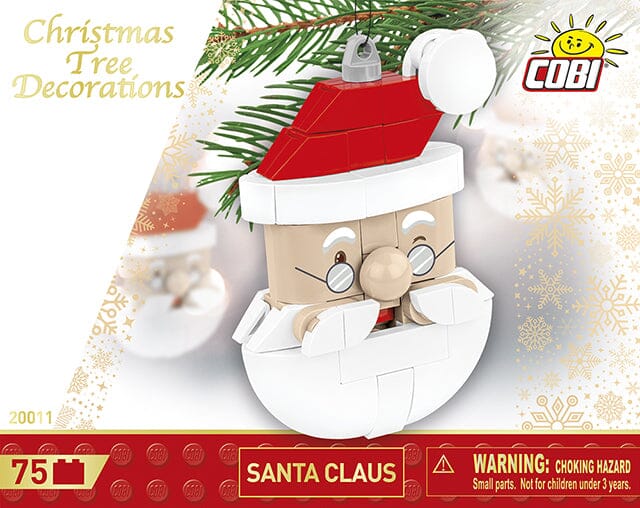 Christmas Santa brick model decoration - COBI 20011 - 74 bricks