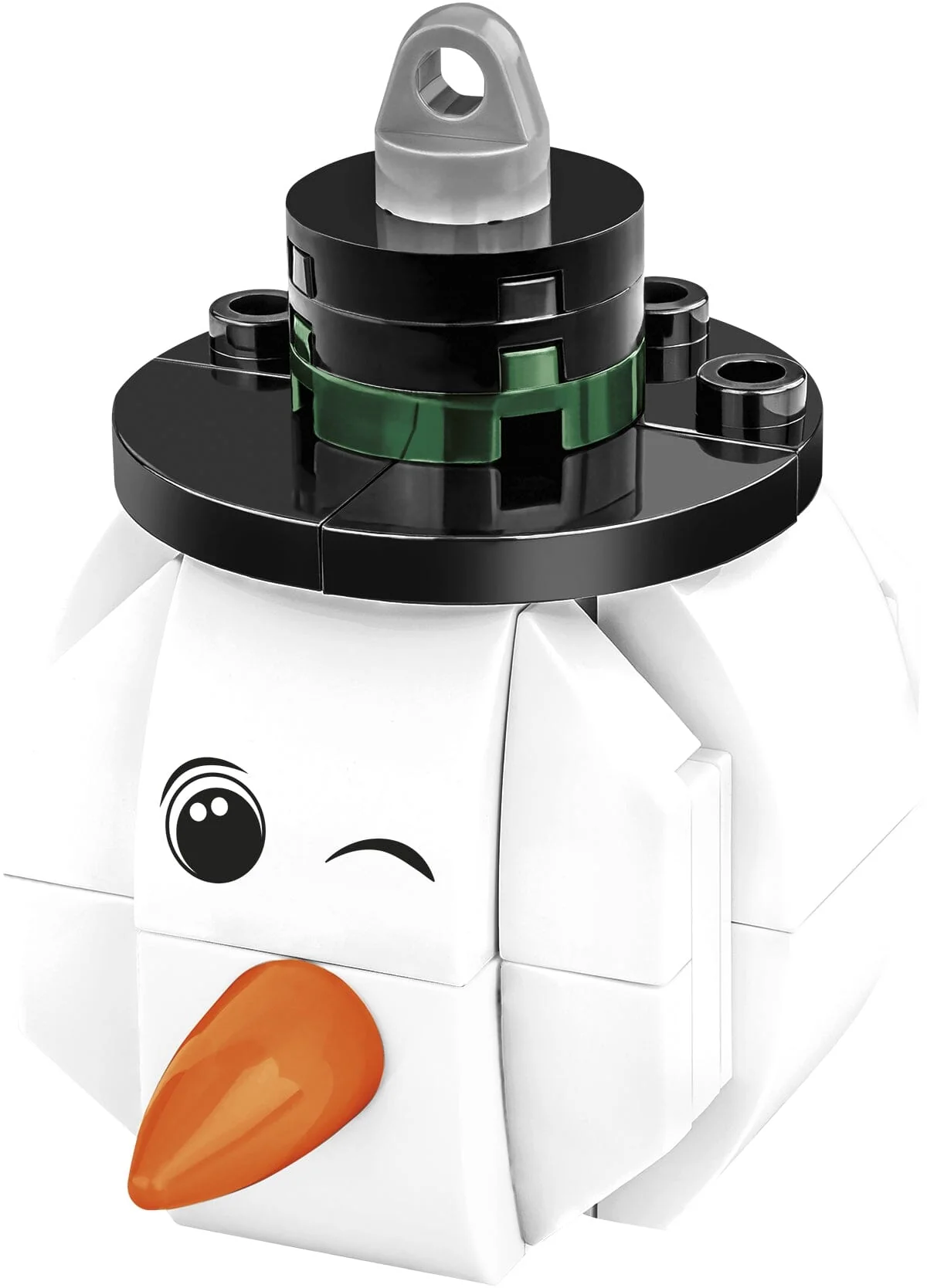 Christmas Snowman brick model decoration - COBI 20012 - 59 bricks - Image 4