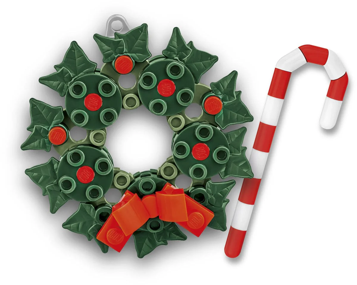 Christmas wreath brick model decoration - COBI 20009 - 51 bricks - Image 4