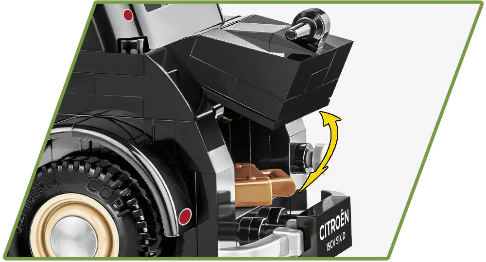 Citroen 15CV Six D brick car model - COBI 2267 - 262 bricks - Image 6