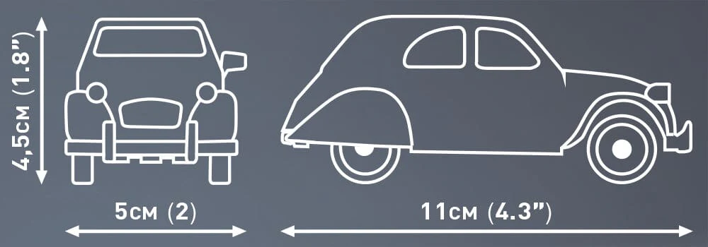 CITROEN 2CV Dolly 1985 - COBI 24513 - 85 bricks - Image 5