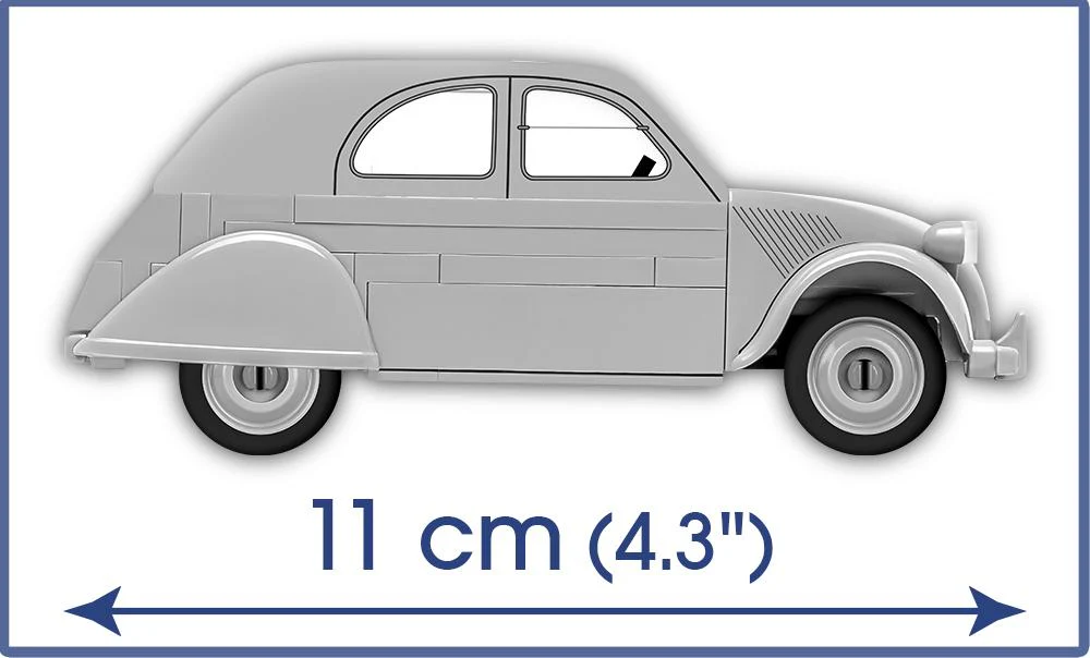 CITROEN 2CV TYPE A (1949) - COBI 24510 - 80 Bricks - Image 4